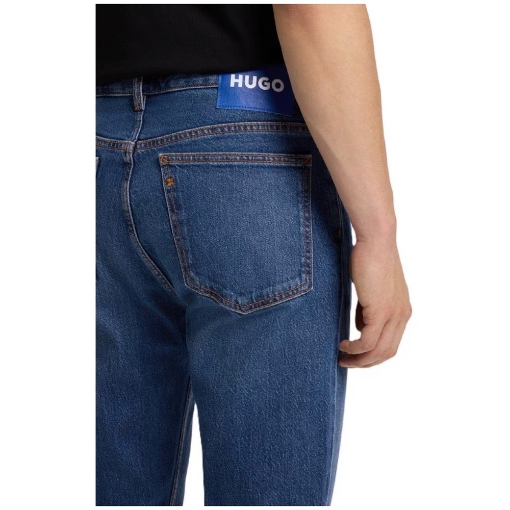 Hugo Boss Ash Slim Fit Jeans 36x32 Blue Medium Wash NWT